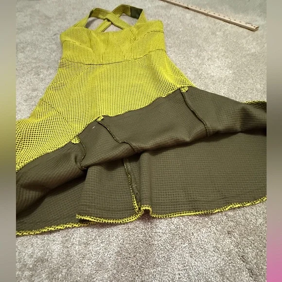 Missoni - Green Checkered Print Dress - Crossback Detail - size 6 - Beautiful - Picture 12 of 16